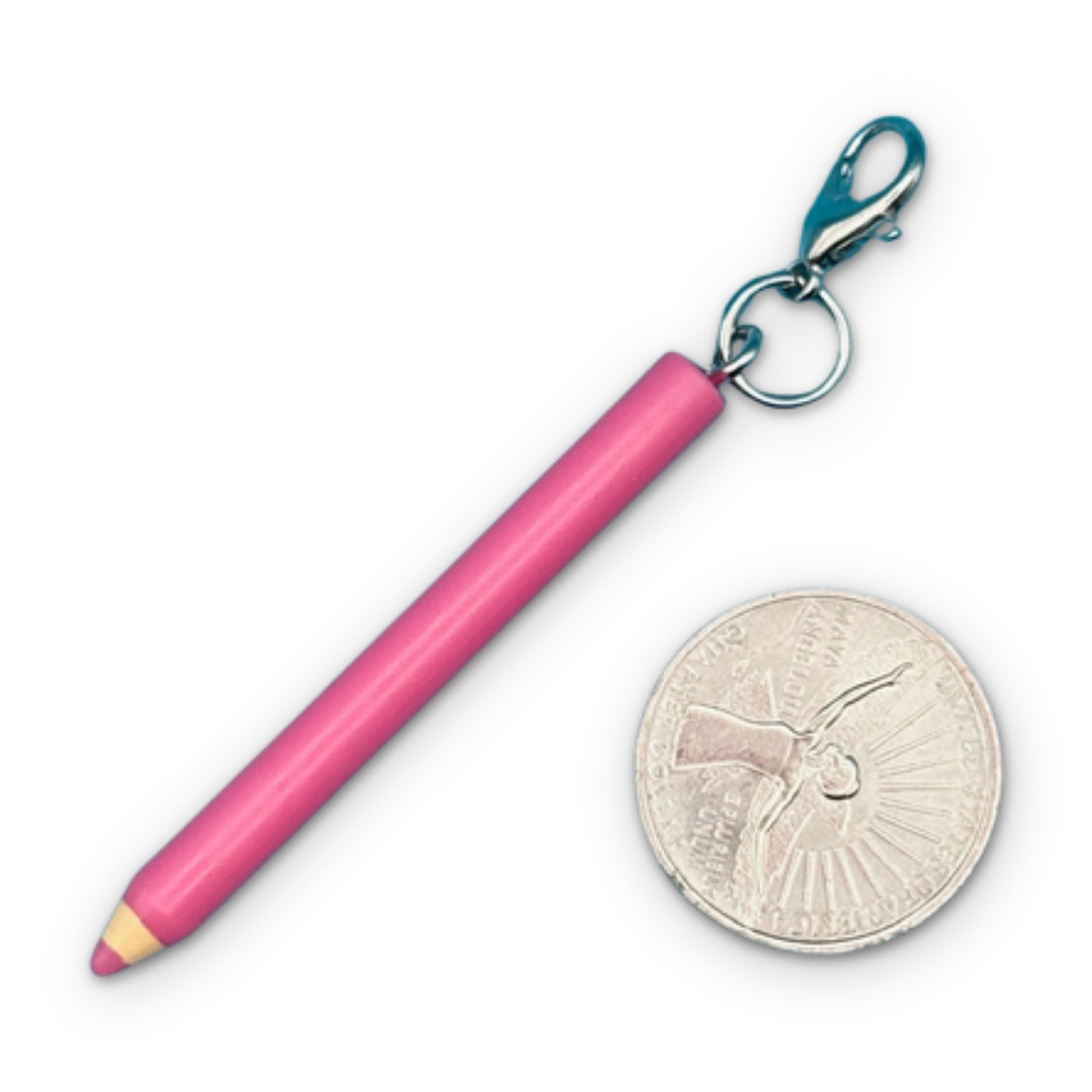 Mini School Supplies Silver Trinket  s -  vintage keychain vintage charms for bag nostalgia vintage keychains y2k collectible - Bag Crap