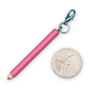 Mini School Supplies Silver Trinket  s -  vintage keychain vintage charms for bag nostalgia vintage keychains y2k collectible - Bag Crap