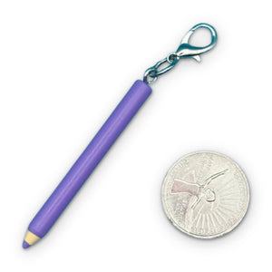 Mini School Supplies Silver Trinket  s -  vintage keychain vintage charms for bag nostalgia vintage keychains y2k collectible - Bag Crap