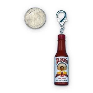 Mini Tapatio Hot Sauce - bodega food grocery nyc ny apple fruit vegetables fun vintage keychain vintage charms for bag nostalgia vintage keychains y2k collectible - Bag Crap