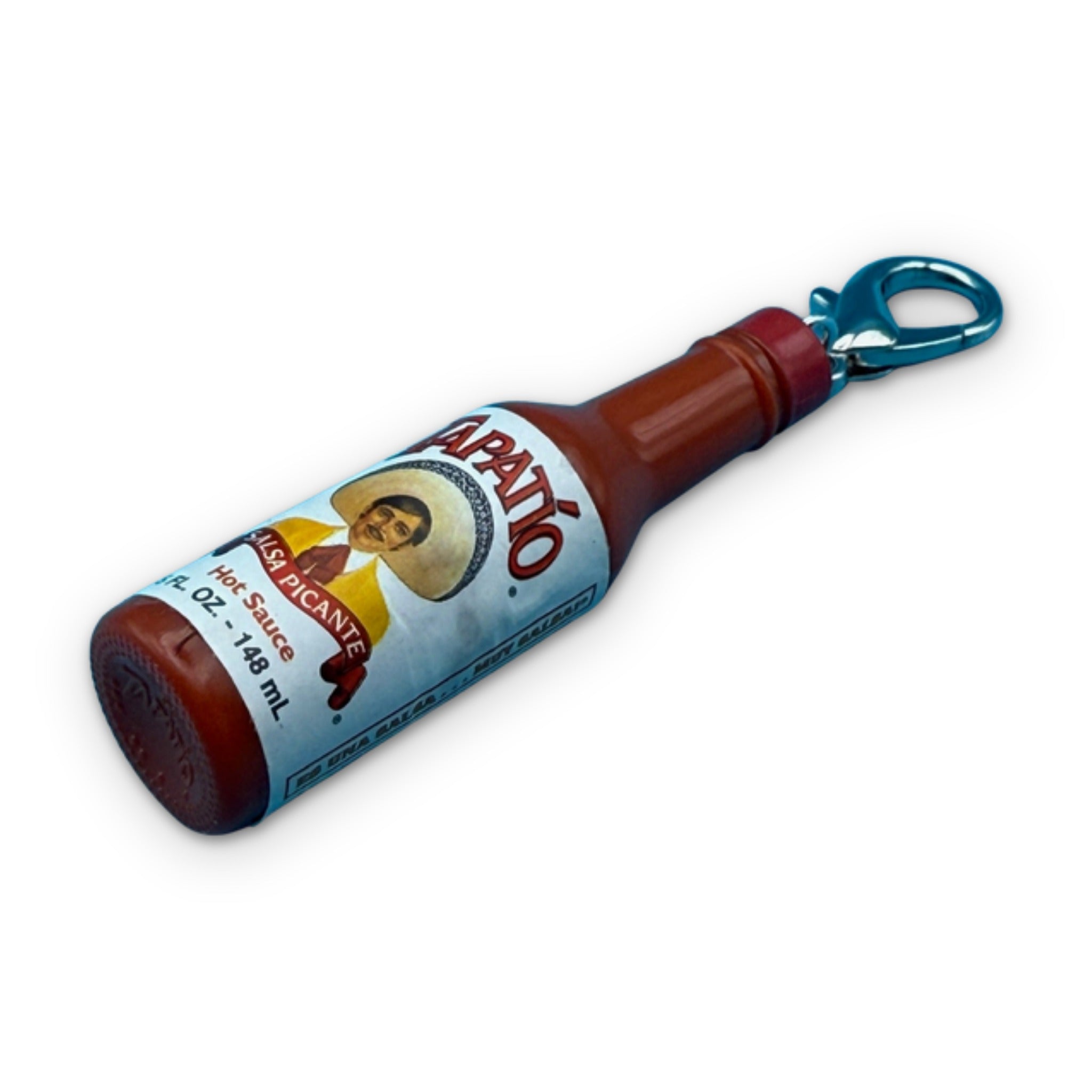 Mini Tapatio Hot Sauce - bodega food grocery nyc ny apple fruit vegetables fun vintage keychain vintage charms for bag nostalgia vintage keychains y2k collectible - Bag Crap