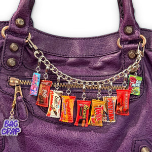 Mini Candy Bar -  vintage keychain vintage charms for bag nostalgia vintage keychains y2k collectible - Bag Crap