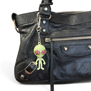 Crap Bedazzled Alien   Accessory -  vintage keychain vintage charms for bag nostalgia vintage keychains y2k collectible - Bag Crap