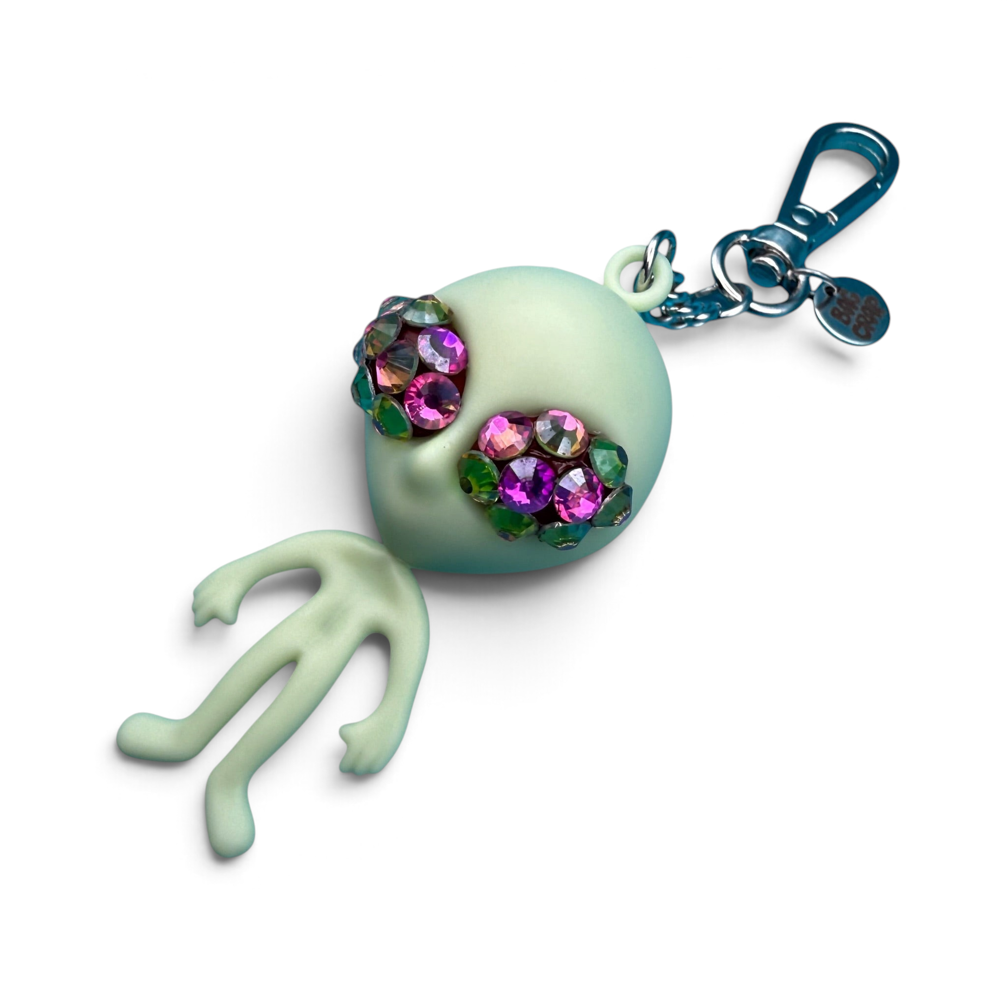 Crap Bedazzled Alien   Accessory -  vintage keychain vintage charms for bag nostalgia vintage keychains y2k collectible - Bag Crap