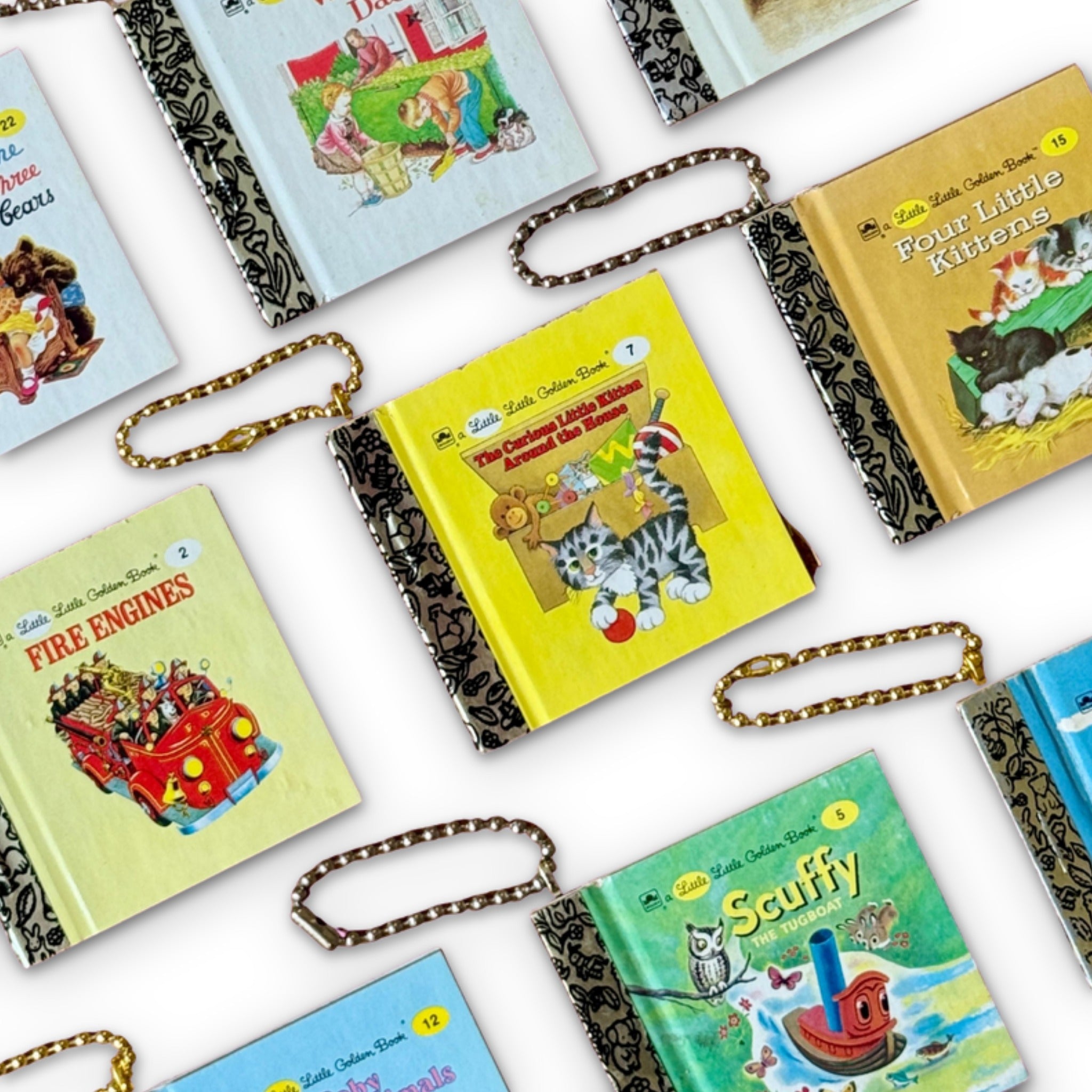 Mystery Blind Box:  Little Golden Book   s -  vintage keychain vintage charms for bag nostalgia vintage keychains y2k collectible - Bag Crap