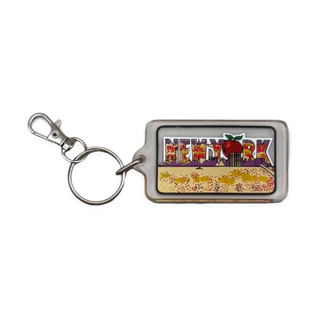 Vintage Junk Drawer Keychains & Bag Charms: Purple & Red