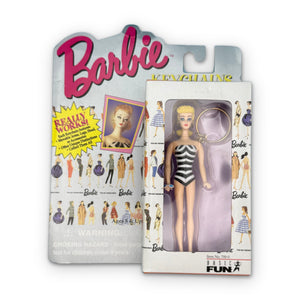 NIP 90s  : Blonde Original Barbie - barbie doll toy pink rare vintage keychain vintage charms for bag nostalgia vintage keychains y2k collectible - Bag Crap