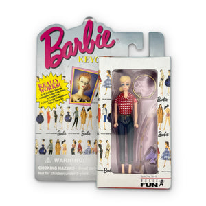 NIP 90s  : Picnic Barbie - barbie doll toy pink rare vintage keychain vintage charms for bag nostalgia vintage keychains y2k collectible - Bag Crap