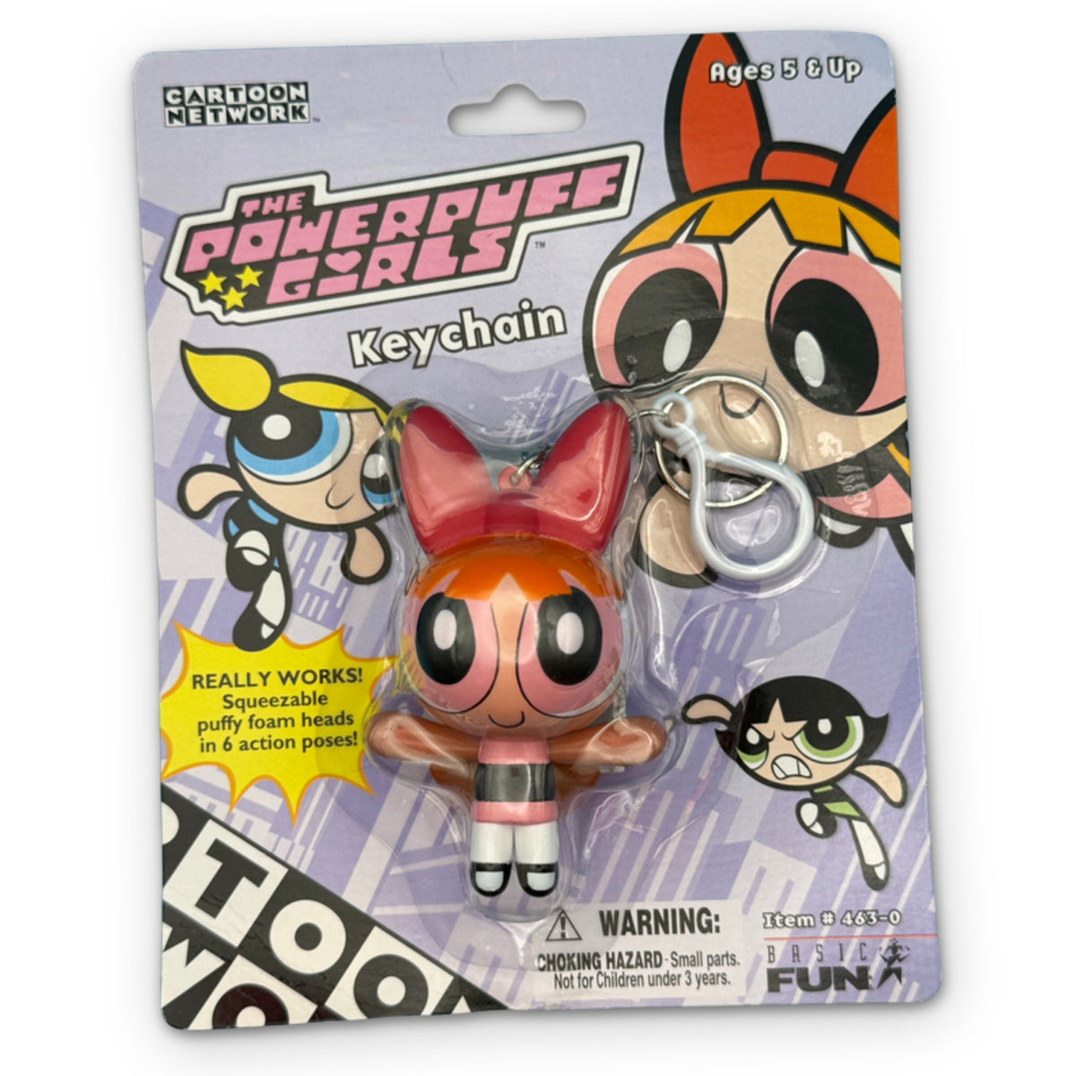 NIP  Powerpuff Girls Blossom -  vintage keychain vintage charms for bag nostalgia vintage keychains y2k collectible - Bag Crap