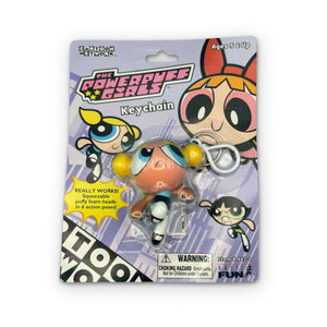 NIP   : The Powerpuff Girls - Bubbles in Action -  vintage keychain vintage charms for bag nostalgia vintage keychains y2k collectible - Bag Crap