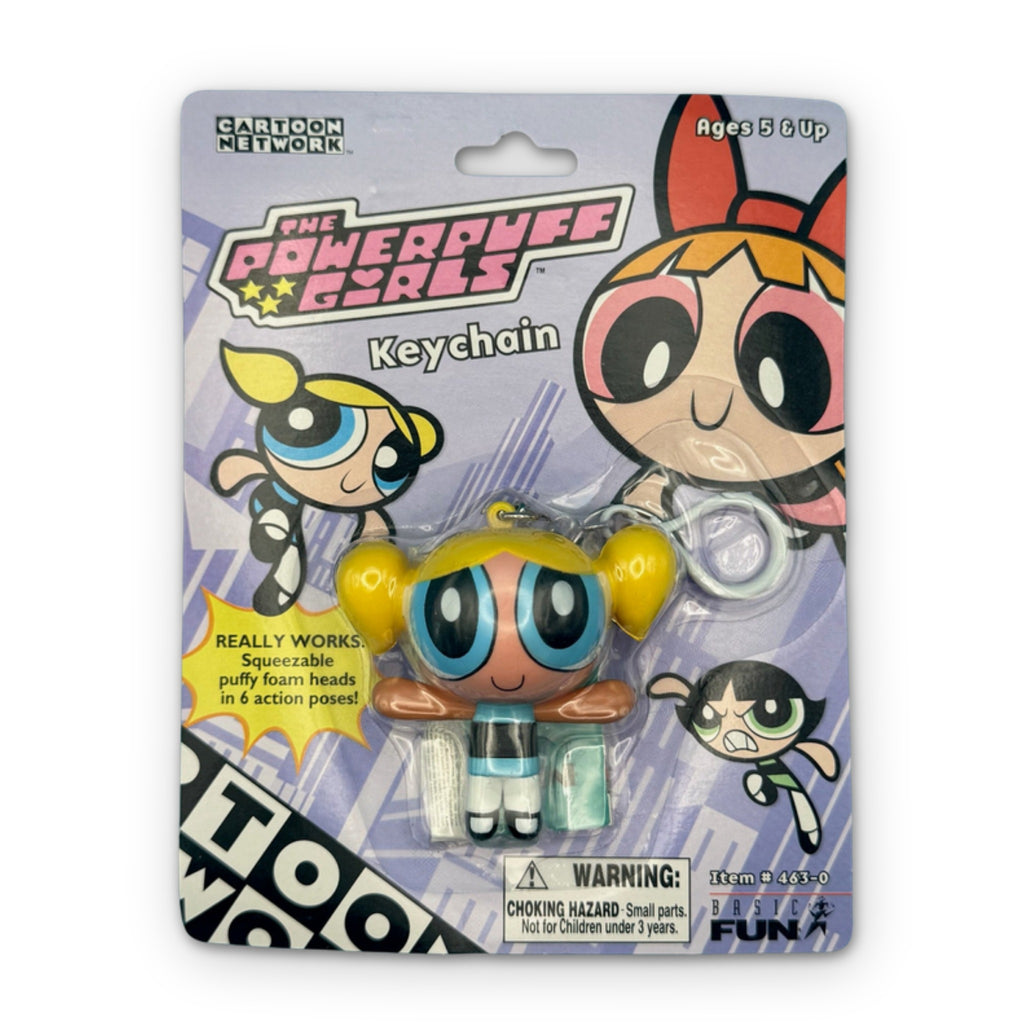 NIP Y2K Vintage Keychain: The Powerpuff Girls - Bubbles Keychain