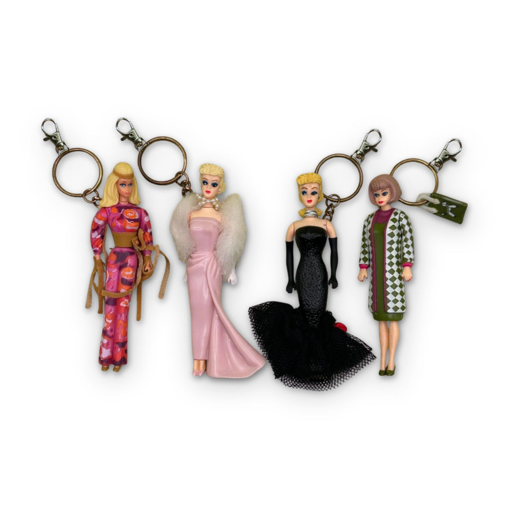 Vintage Barbie Keychain & Bag Charms – 80s, 90s & Y2K Collectibles