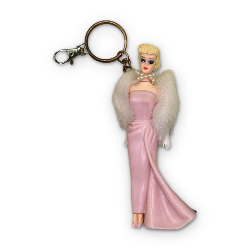 Official 1995 Vintage Barbie Keychain Bag Charms