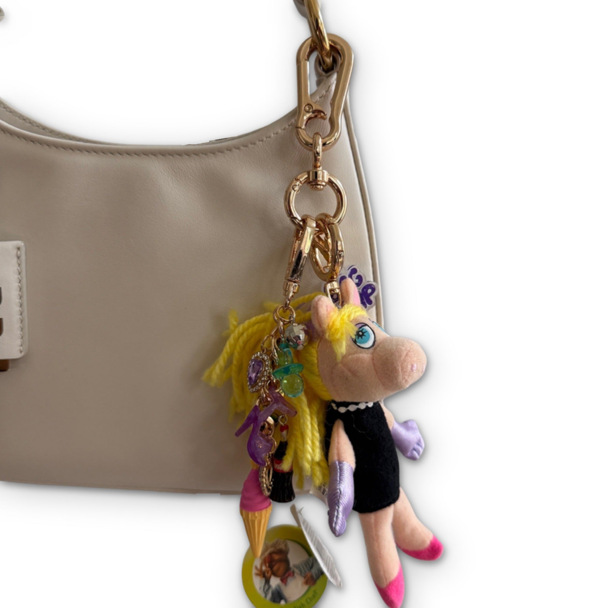 One-of-One     Pack— Miss Piggy Muppets - vintage bag charm packs nostalgia vintage y2k vintage keychain vintage charms for bag nostalgia vintage keychains y2k collectible - Bag Crap