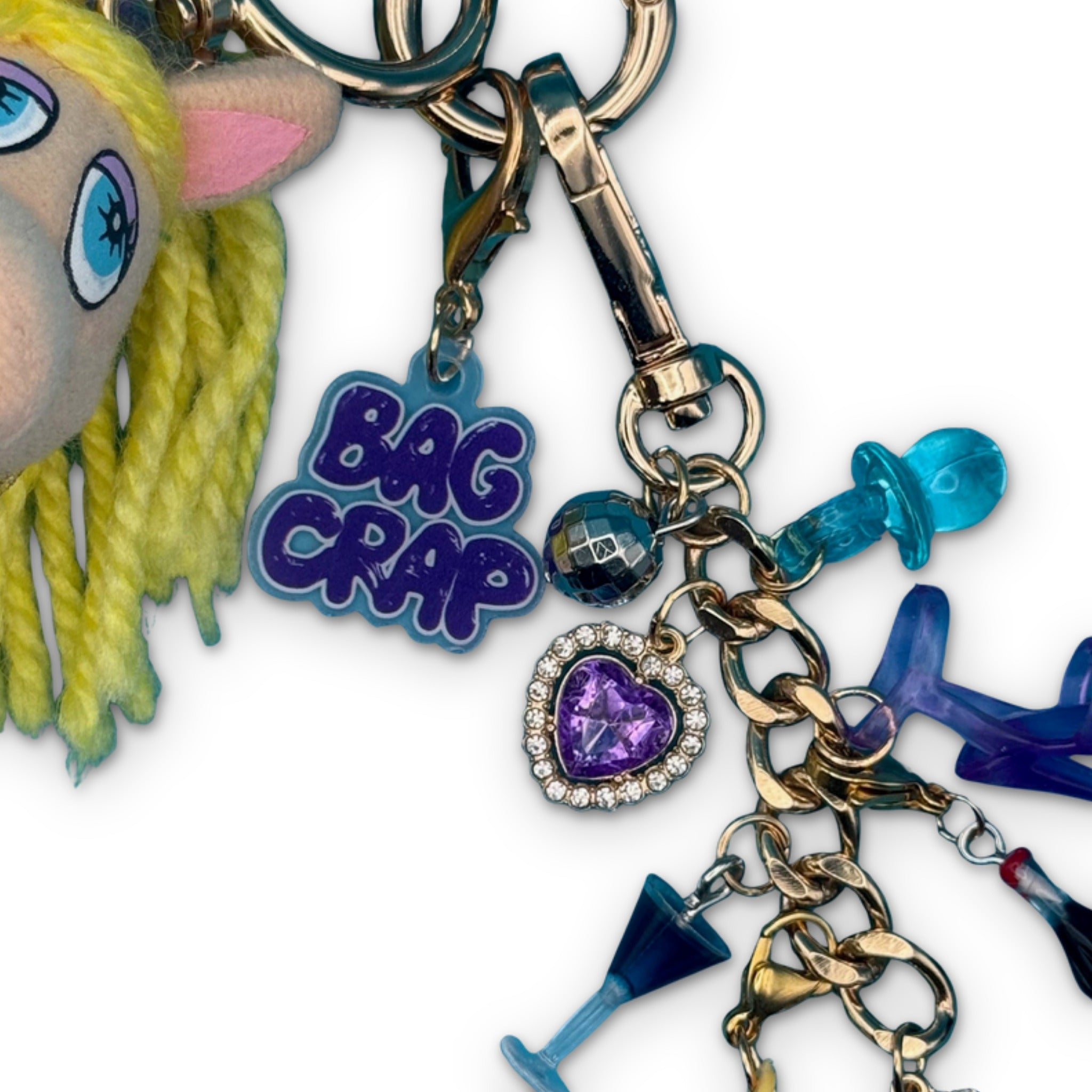 One-of-One     Pack— Miss Piggy Muppets - vintage bag charm packs nostalgia vintage y2k vintage keychain vintage charms for bag nostalgia vintage keychains y2k collectible - Bag Crap