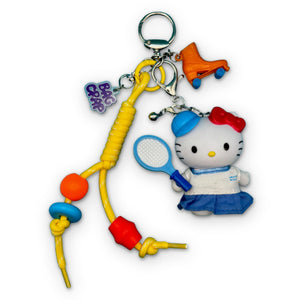 One-of-One      Pack — Tennis Hello Kitty, Rollerskate - hello kitty sanrio japan kawaii rare vintage keychain vintage charms for bag nostalgia vintage keychains y2k collectible - Bag Crap