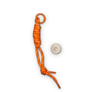 Paracord   Handle Attachments — Pink, Yellow, Orange - clips carabiners charms keychains bag designer vintage keychain vintage charms for bag nostalgia vintage keychains y2k collectible - Bag Crap