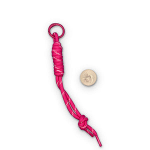 Paracord   Handle Attachments — Pink, Yellow, Orange - clips carabiners charms keychains bag designer vintage keychain vintage charms for bag nostalgia vintage keychains y2k collectible - Bag Crap