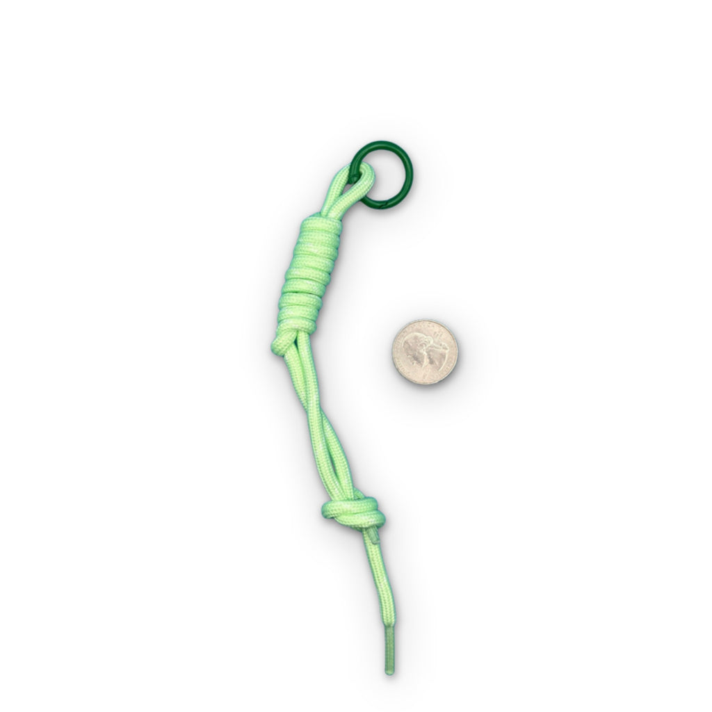 Paracord Bag Charms — Blue, Black, White