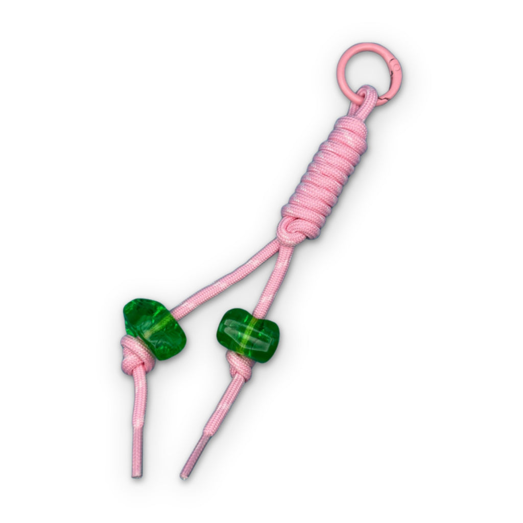 Pastel Chunky Beaded Paracord Bag Charms