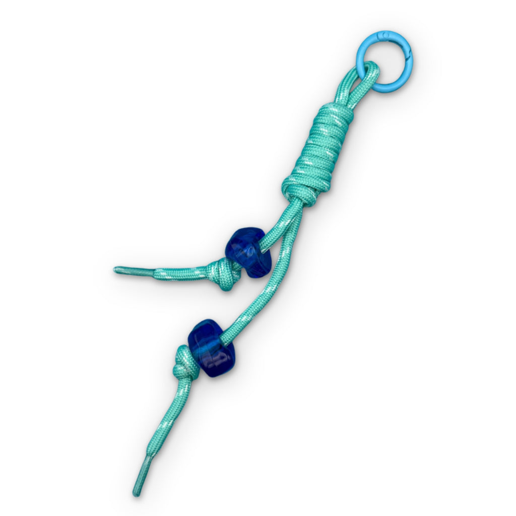 Pastel Chunky Beaded Paracord Bag Charms