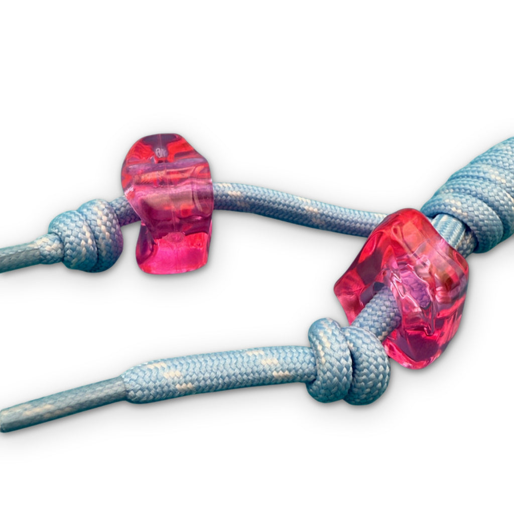 Pastel Chunky Beaded Paracord Bag Charms