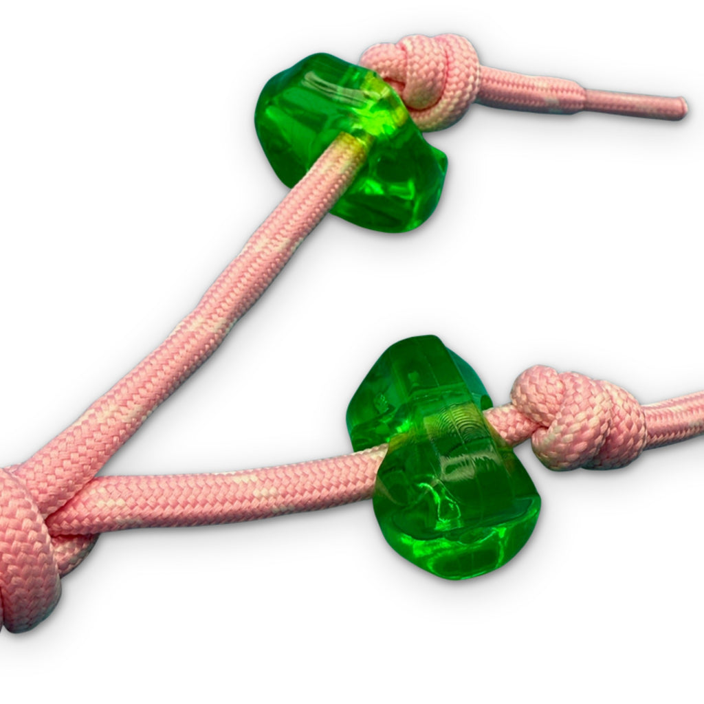 Pastel Chunky Beaded Paracord Bag Charms