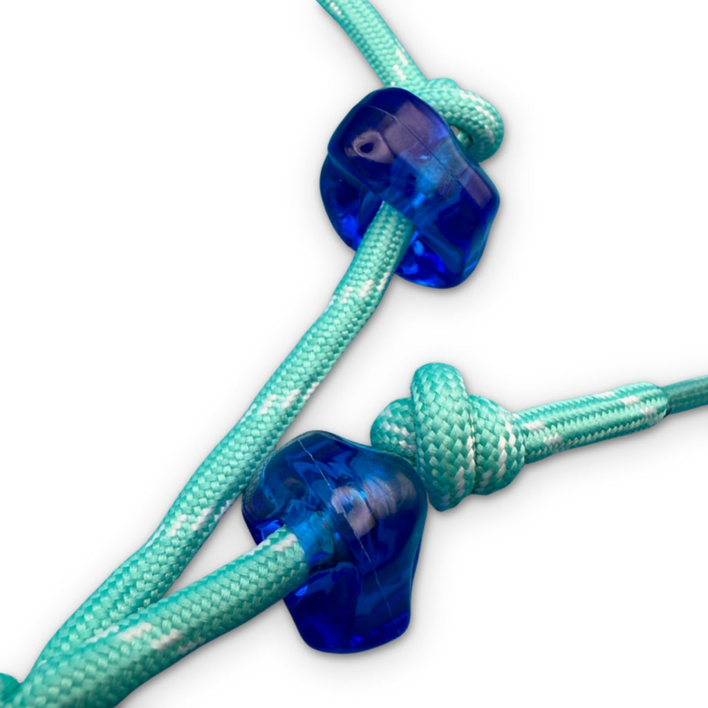 Pastel Chunky Beaded Paracord Bag Charms