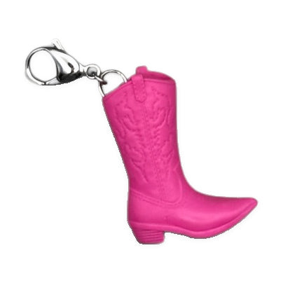 Vintage Junk Drawer Bag Charms & Keychains: Pink & Teal
