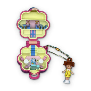 Polly Pocket Retro Brunette  s: You Pick -  vintage keychain vintage charms for bag nostalgia vintage keychains y2k collectible - Bag Crap