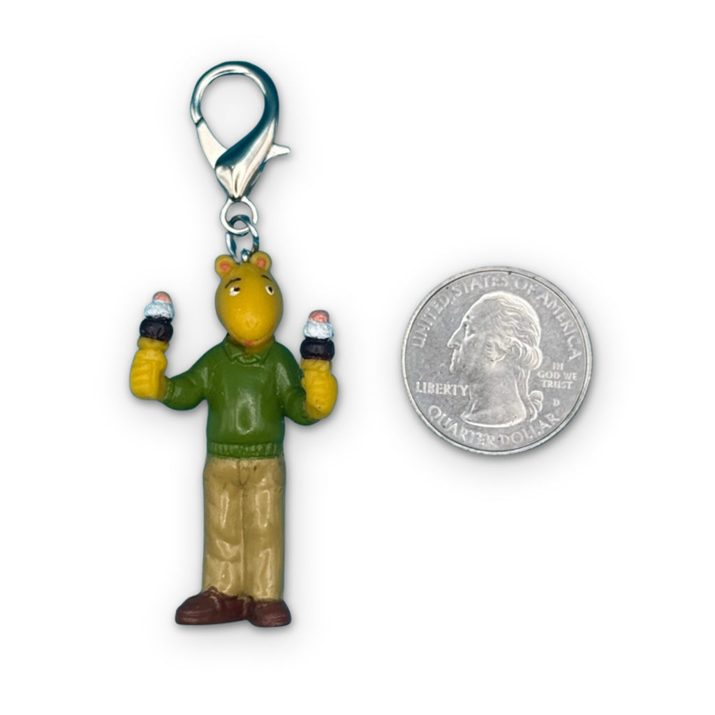 RARE Vintage ‘90s Arthur PBS Character Mini Bag Charms