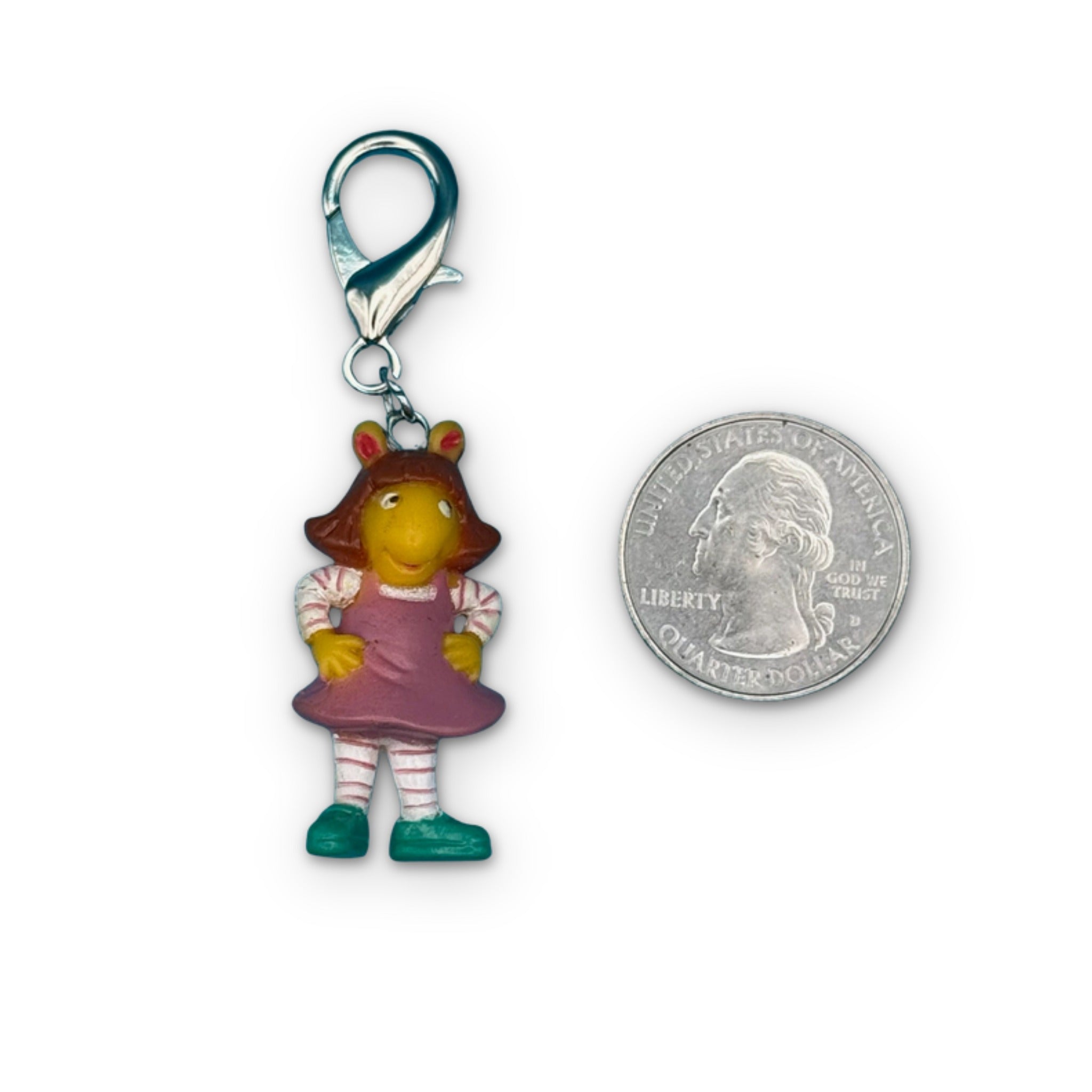 RARE  ‘90s Arthur PBS Character Mini  s -  vintage keychain vintage charms for bag nostalgia vintage keychains y2k collectible - Bag Crap