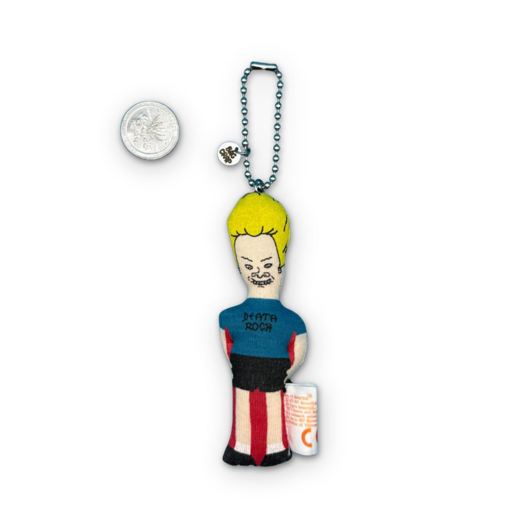 RARE Vintage 90s Beavis & Butt-Head Sock Puppet Bag Charms