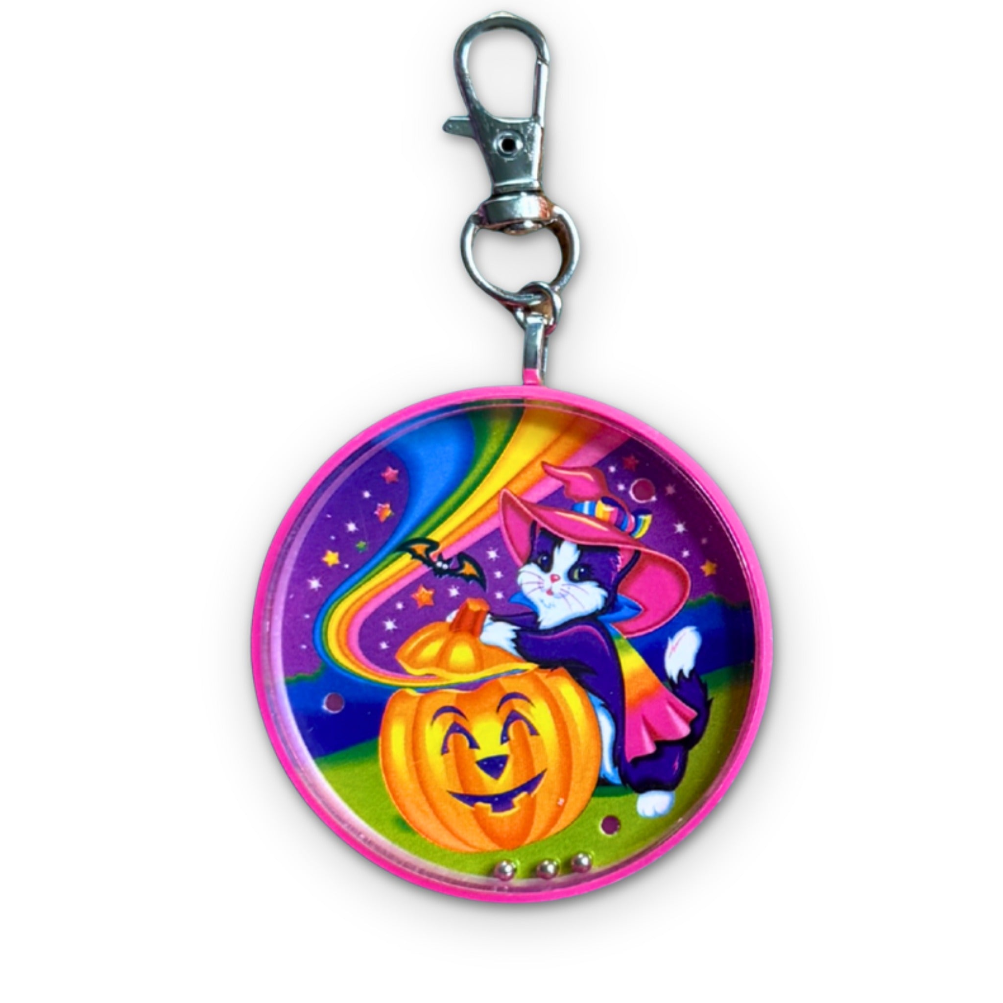 RARE  Lisa Frank Halloween  s -  vintage keychain vintage charms for bag nostalgia vintage keychains y2k collectible - Bag Crap