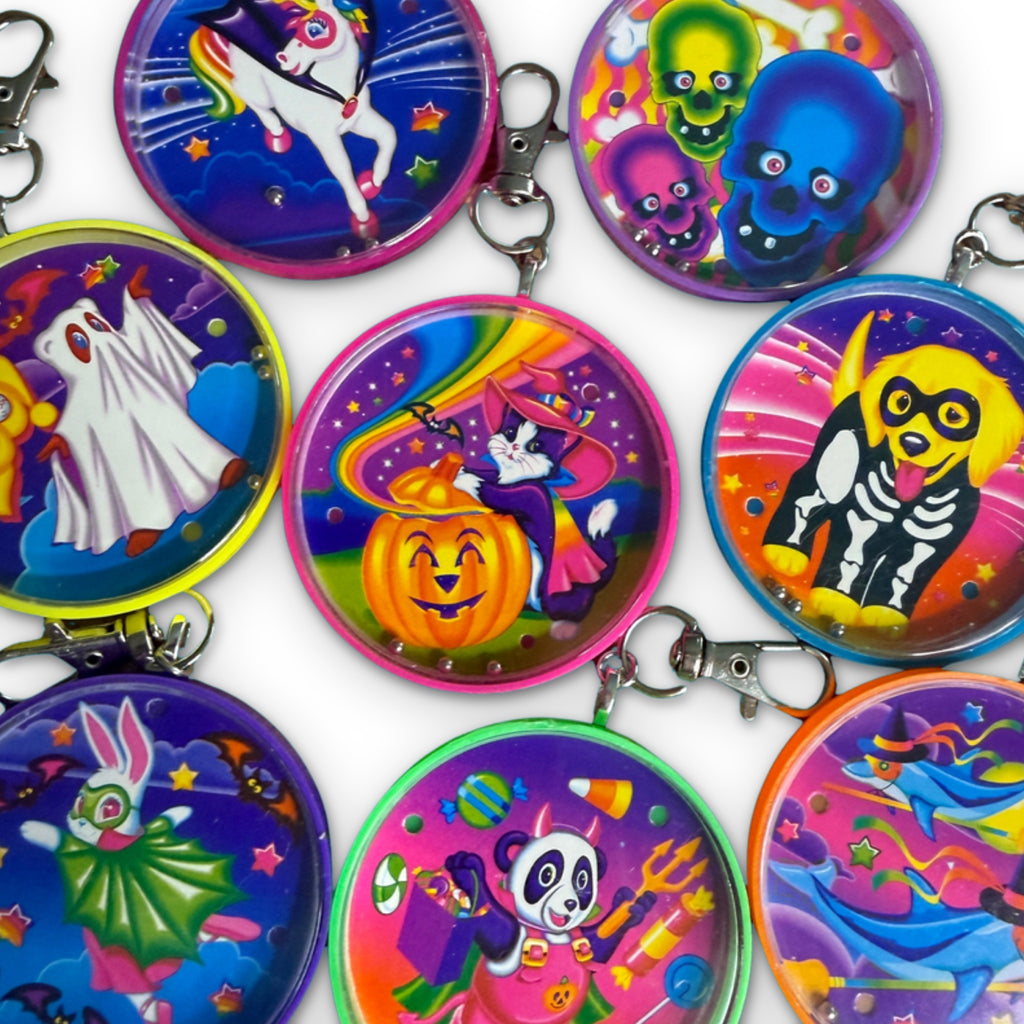 RARE Vintage Lisa Frank Halloween Keychain Charms