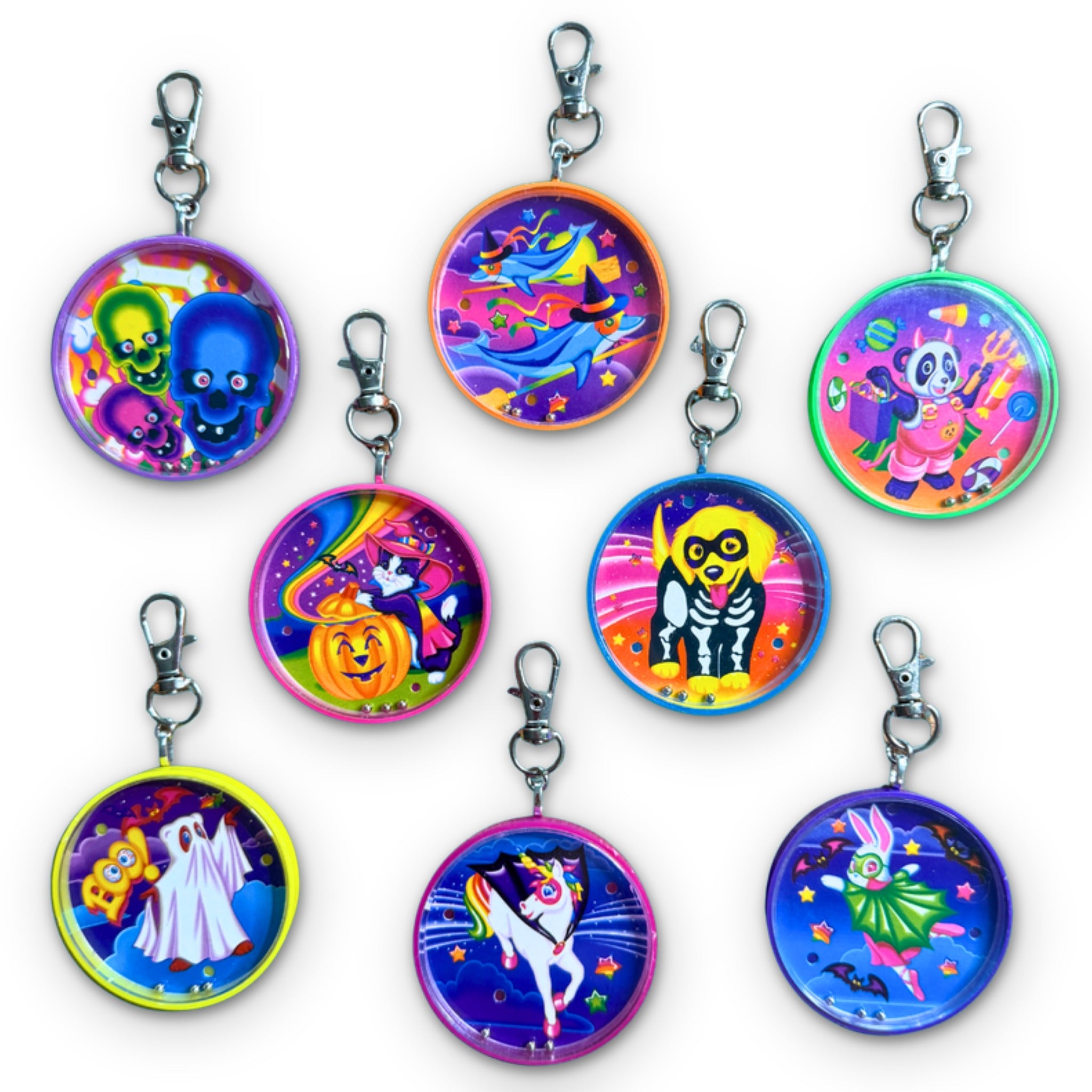 RARE  Lisa Frank Halloween  s -  vintage keychain vintage charms for bag nostalgia vintage keychains y2k collectible - Bag Crap