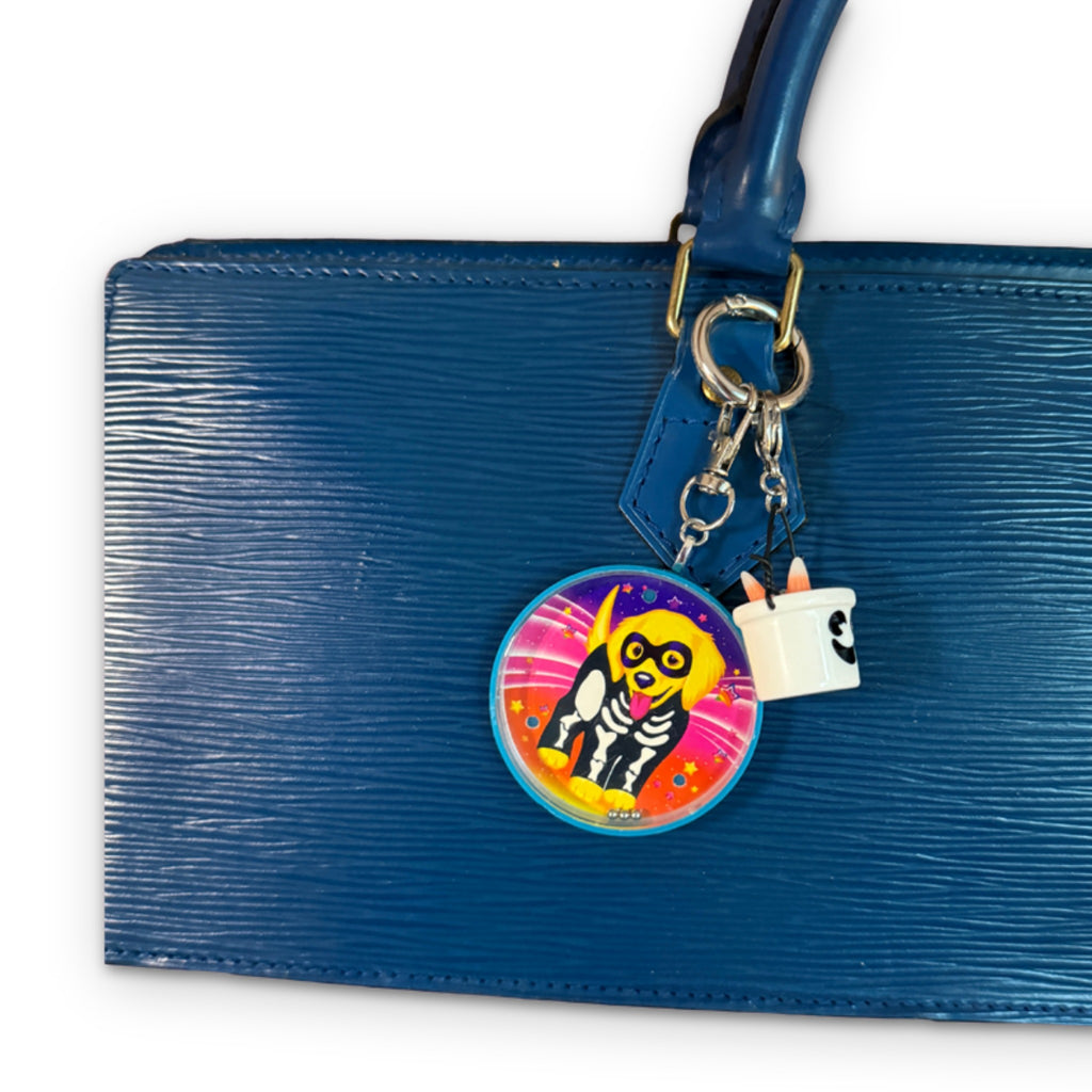 RARE Vintage Lisa Frank Halloween Keychain Charms