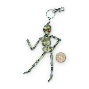 Retro Skeleton Spooky -  vintage keychain vintage charms for bag nostalgia vintage keychains y2k collectible - Bag Crap