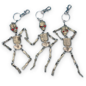 Retro Skeleton Spooky -  vintage keychain vintage charms for bag nostalgia vintage keychains y2k collectible - Bag Crap