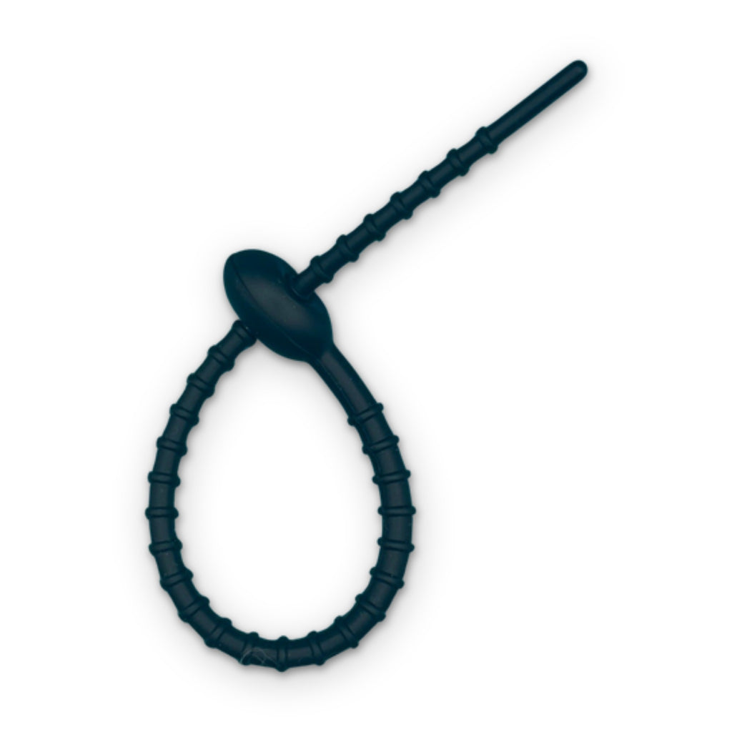 Rubber Zip Tie Bag Charm Keychain Attachments