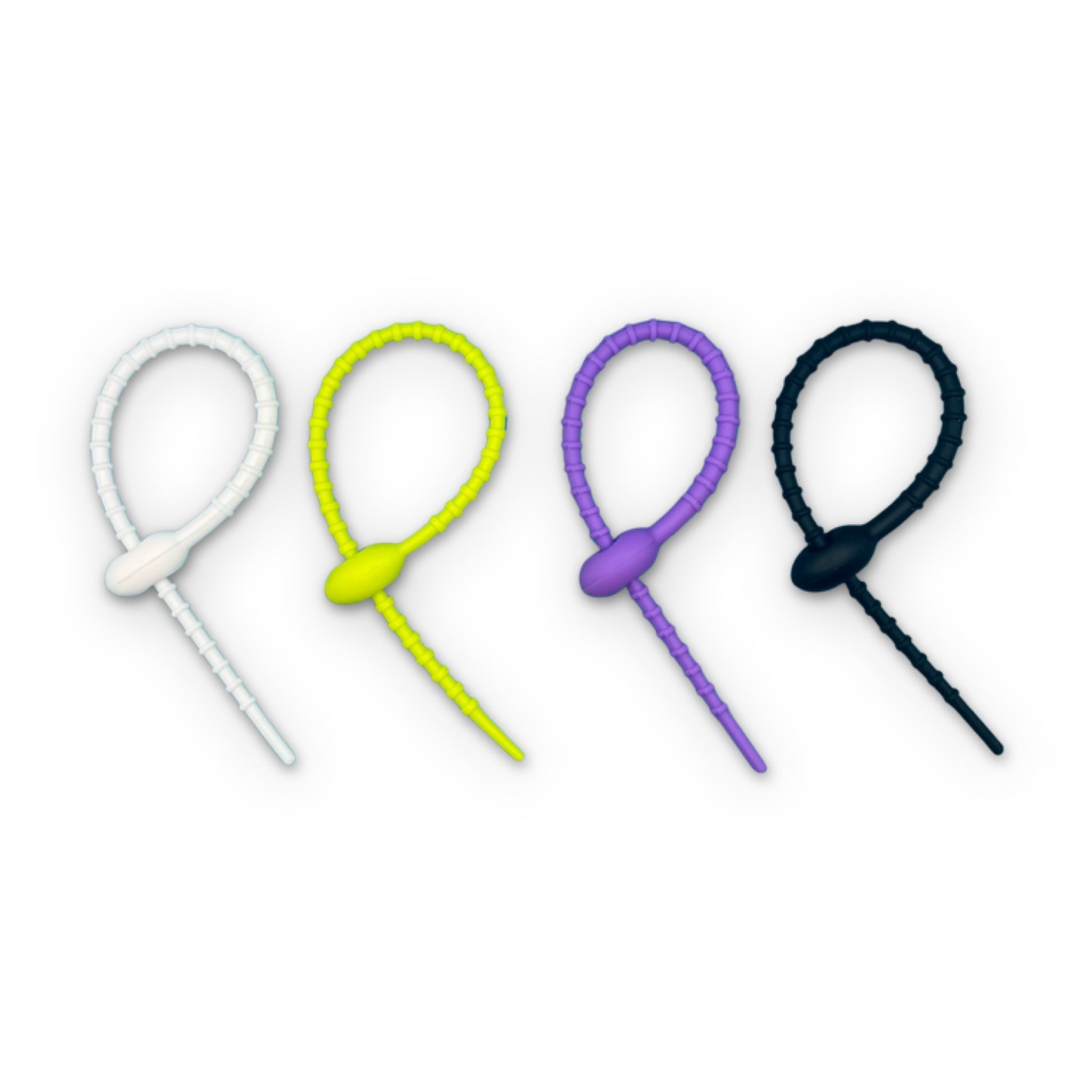 Rubber Zip Tie    Attachments - clips carabiners charms keychains bag designer vintage keychain vintage charms for bag nostalgia vintage keychains y2k collectible - Bag Crap