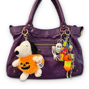 Snoopy Halloween Pumpkin Plush - snoopy rar peanuts vintage keychain vintage charms for bag nostalgia vintage keychains y2k collectible - Bag Crap