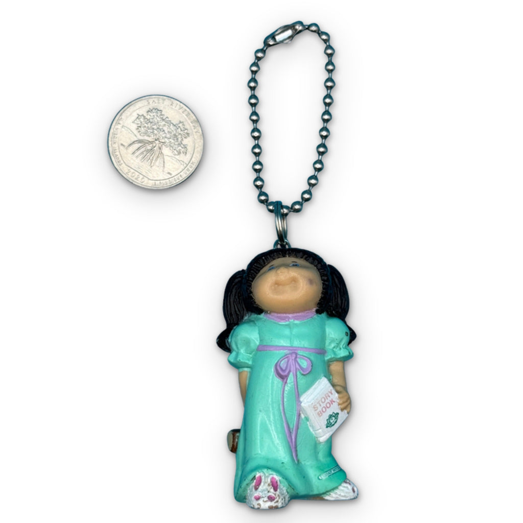Turquoise & Ruby Red Vintage Bag Charms & Keychain Drop