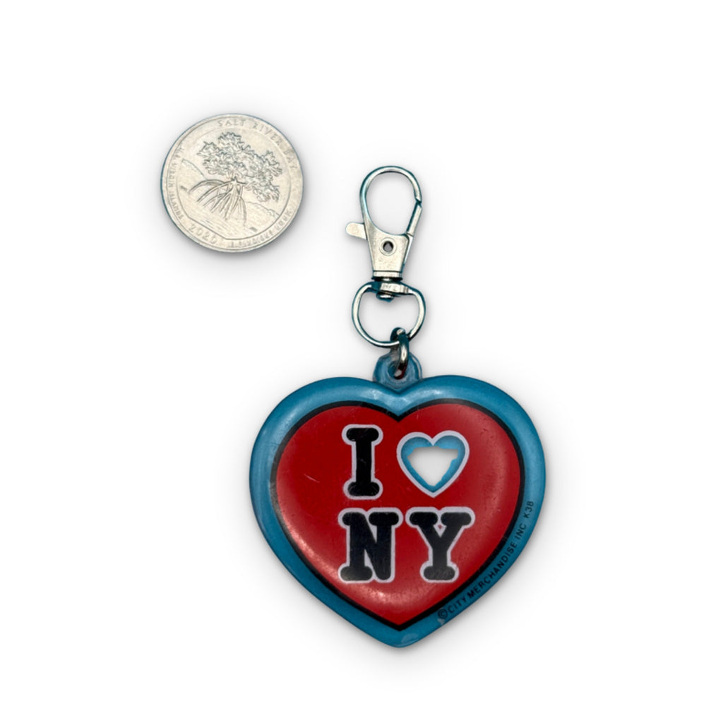 Turquoise & Ruby Red Vintage Bag Charms & Keychain Drop