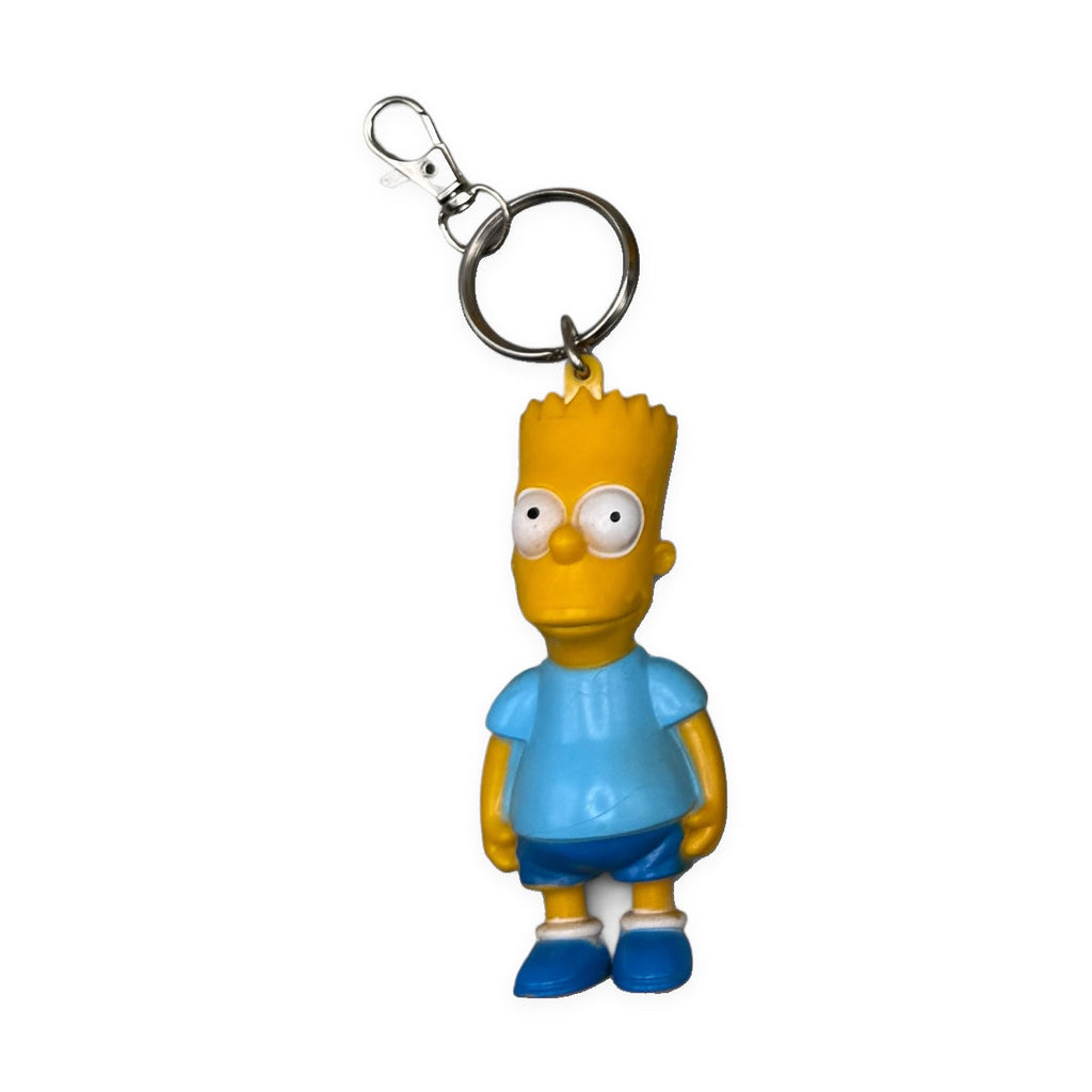 Vintage Junk Drawer Keychains & Bag Charms: Blue & Orange