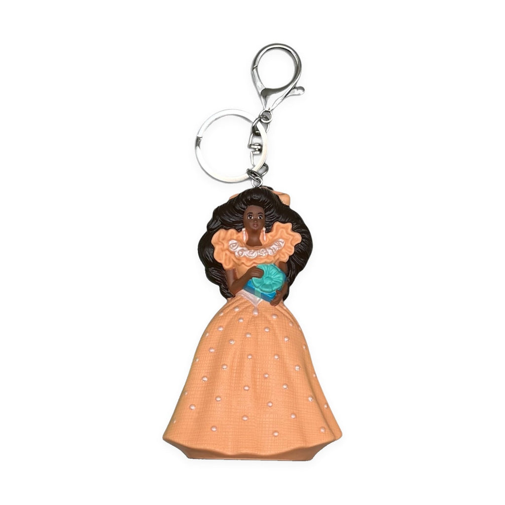Vintage Junk Drawer Keychains & Bag Charms: Green & Peach