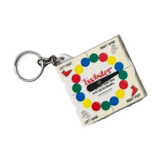 Vintage 90s Miniature Board Game & Toy Keychains