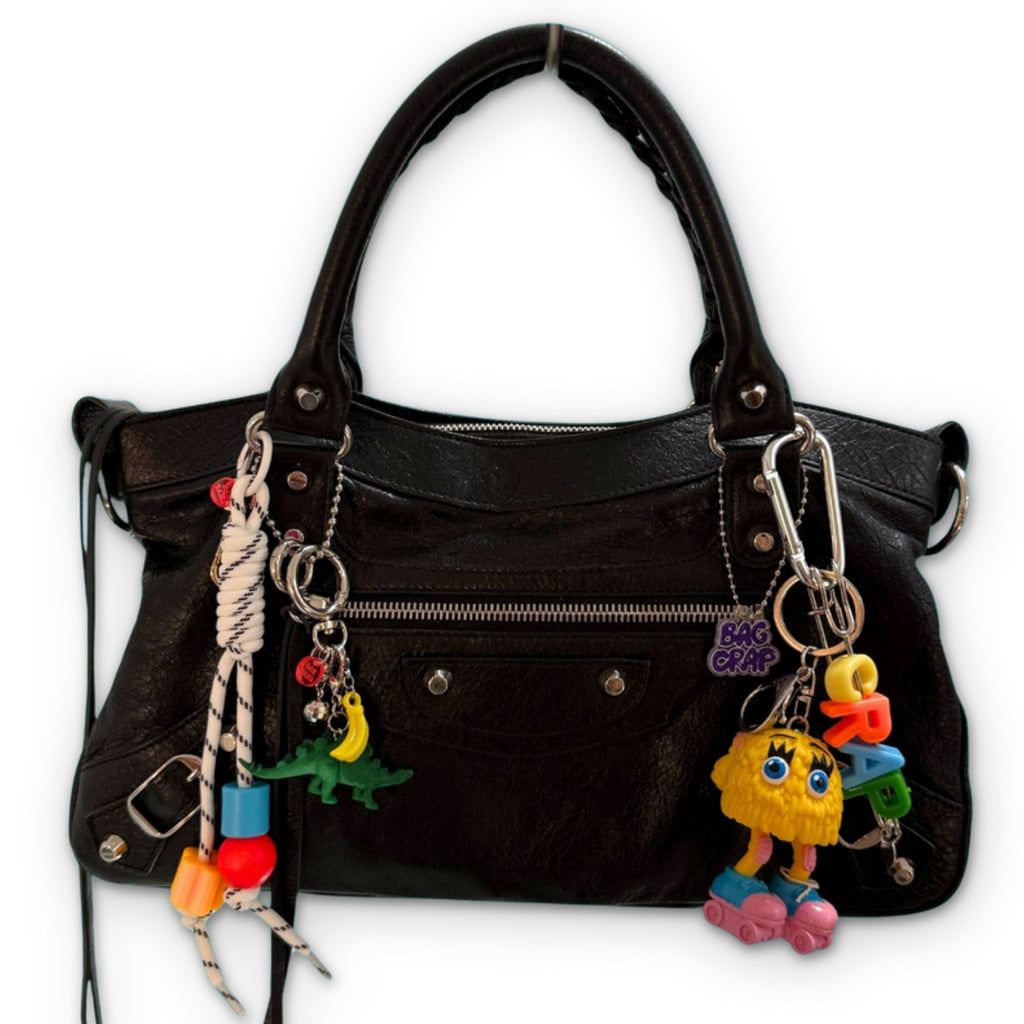 Vintage 80s McDonald's Fry Guys Happy Meal Bag Charm Keychains