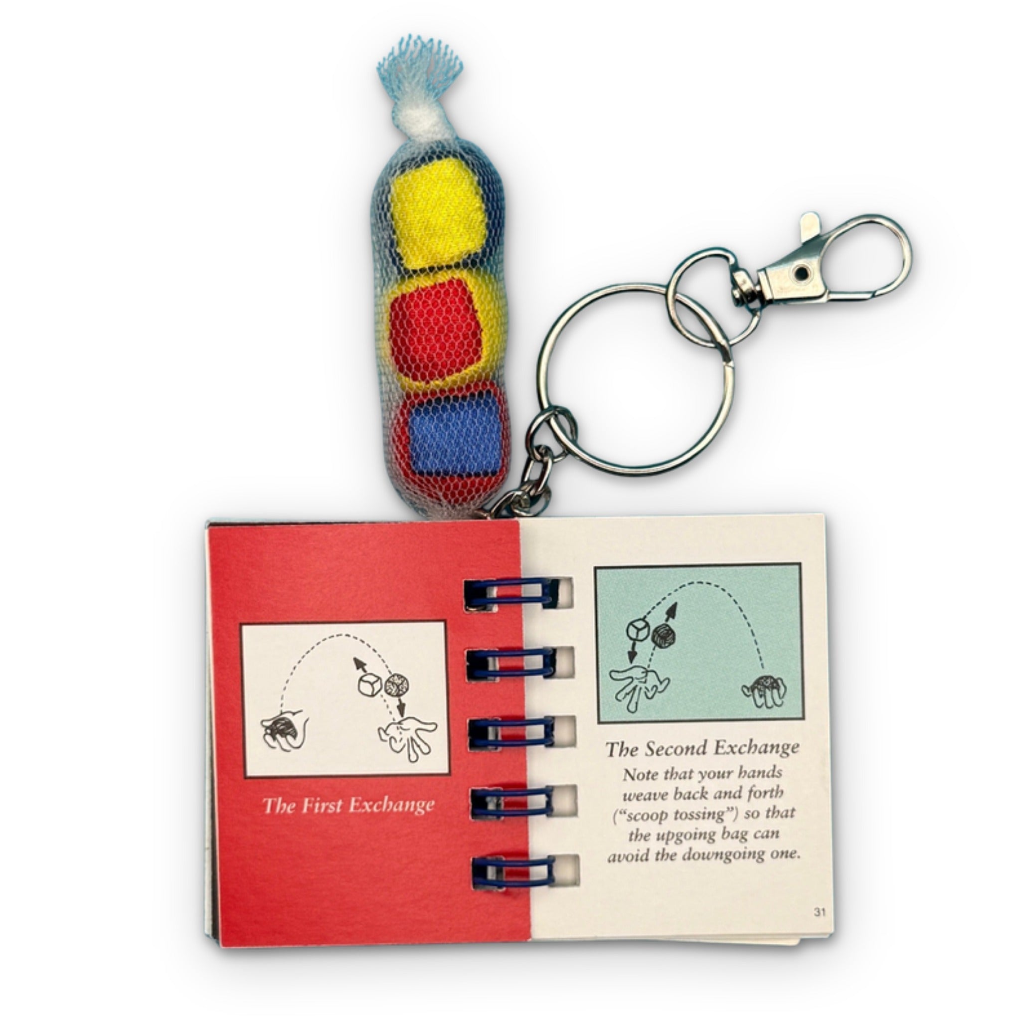 90s Klutz Book s— How To Juggle, Harmonica -  vintage keychain vintage charms for bag nostalgia vintage keychains y2k collectible - Bag Crap