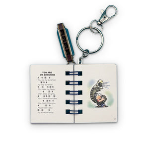 90s Klutz Book s— How To Juggle, Harmonica -  vintage keychain vintage charms for bag nostalgia vintage keychains y2k collectible - Bag Crap